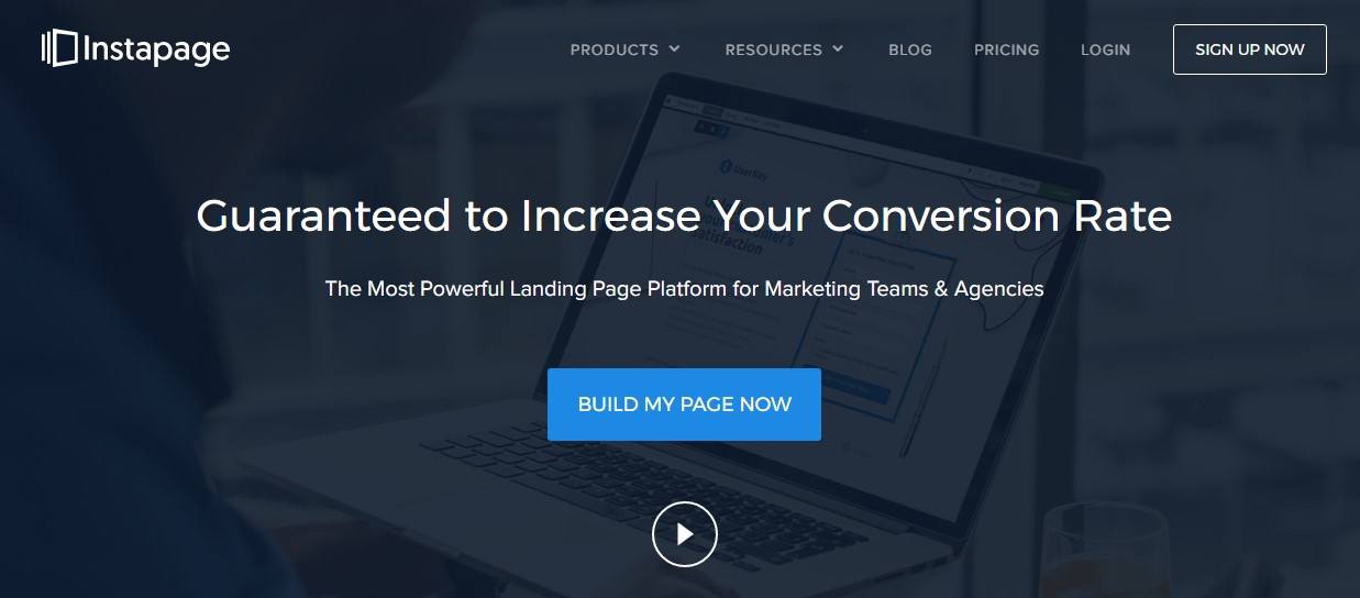 Criar landing pages Instapage