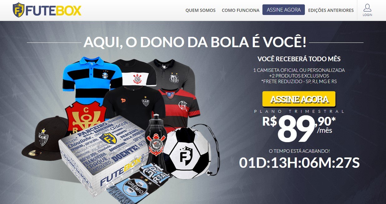 Clubes de assinatura Futebox