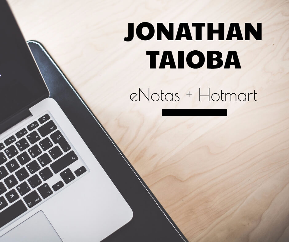 Jonathan Taioba empreendedor eNotas