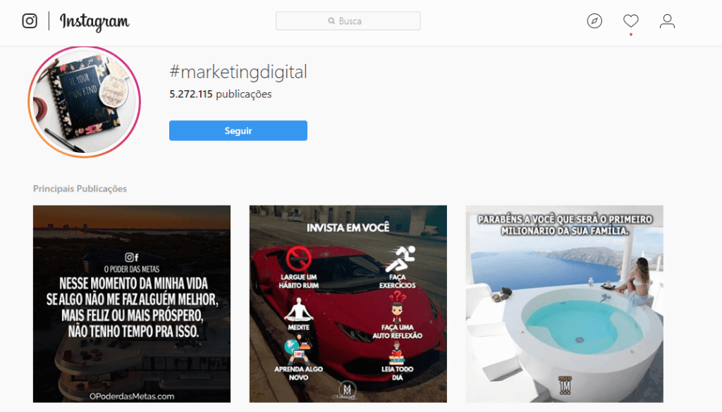 hashtag marketing digital