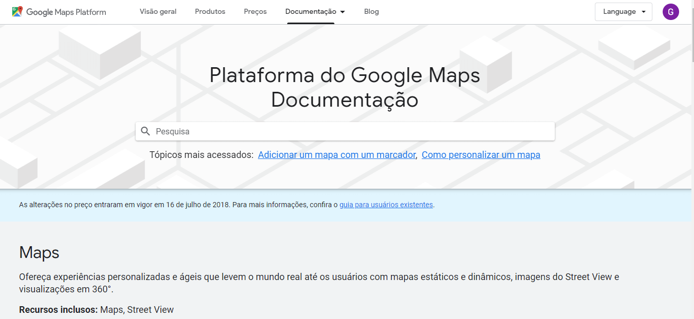 API Google Maps
