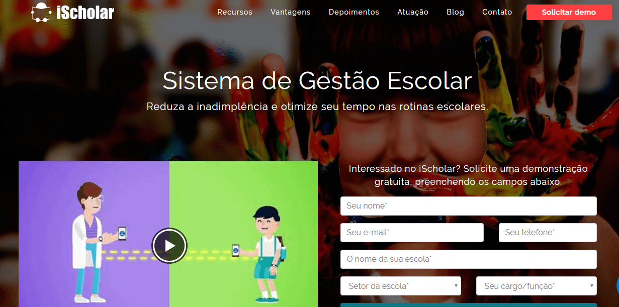 Sistema de Gestão Escolar Online