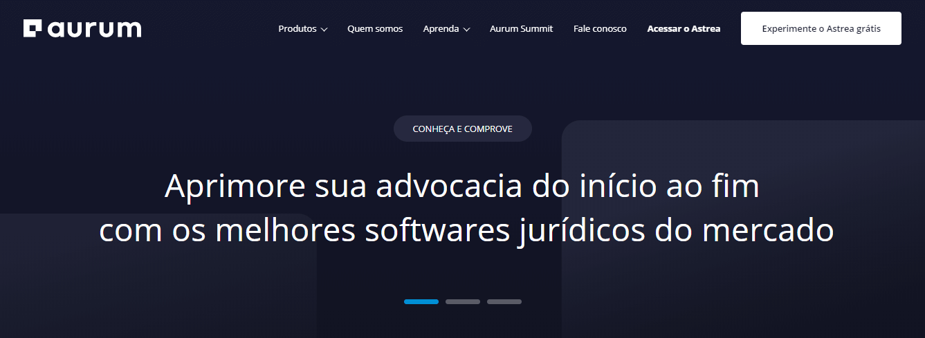 software jurídico - aurum