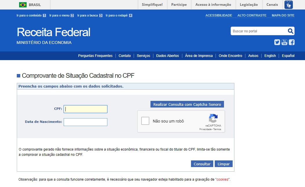 O que significa CPF? 