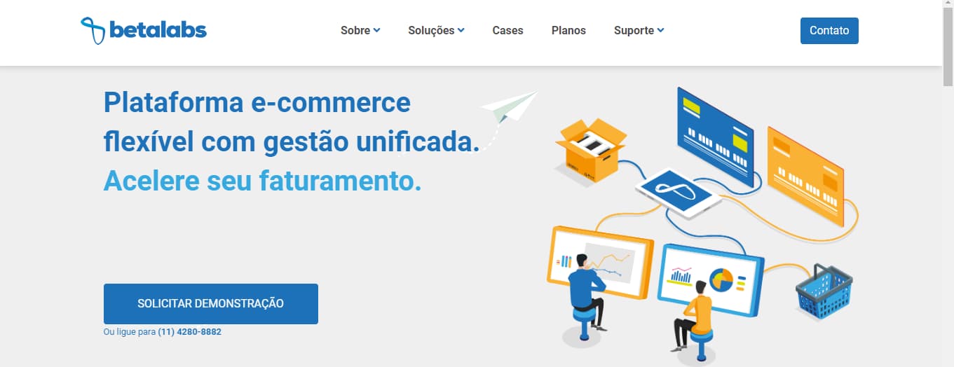 plataforma e-commerce - betalabs