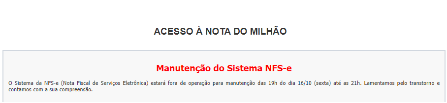 NFS-e SP NFS-e SP