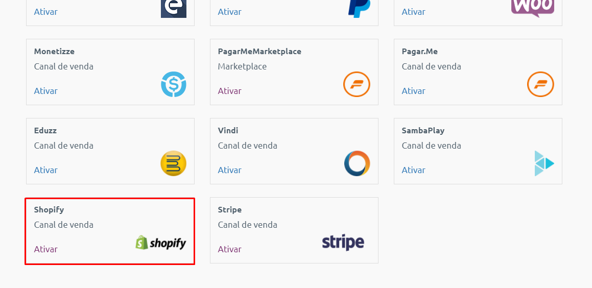 ativação integração shopify + enotas ativação integração shopify + enotas