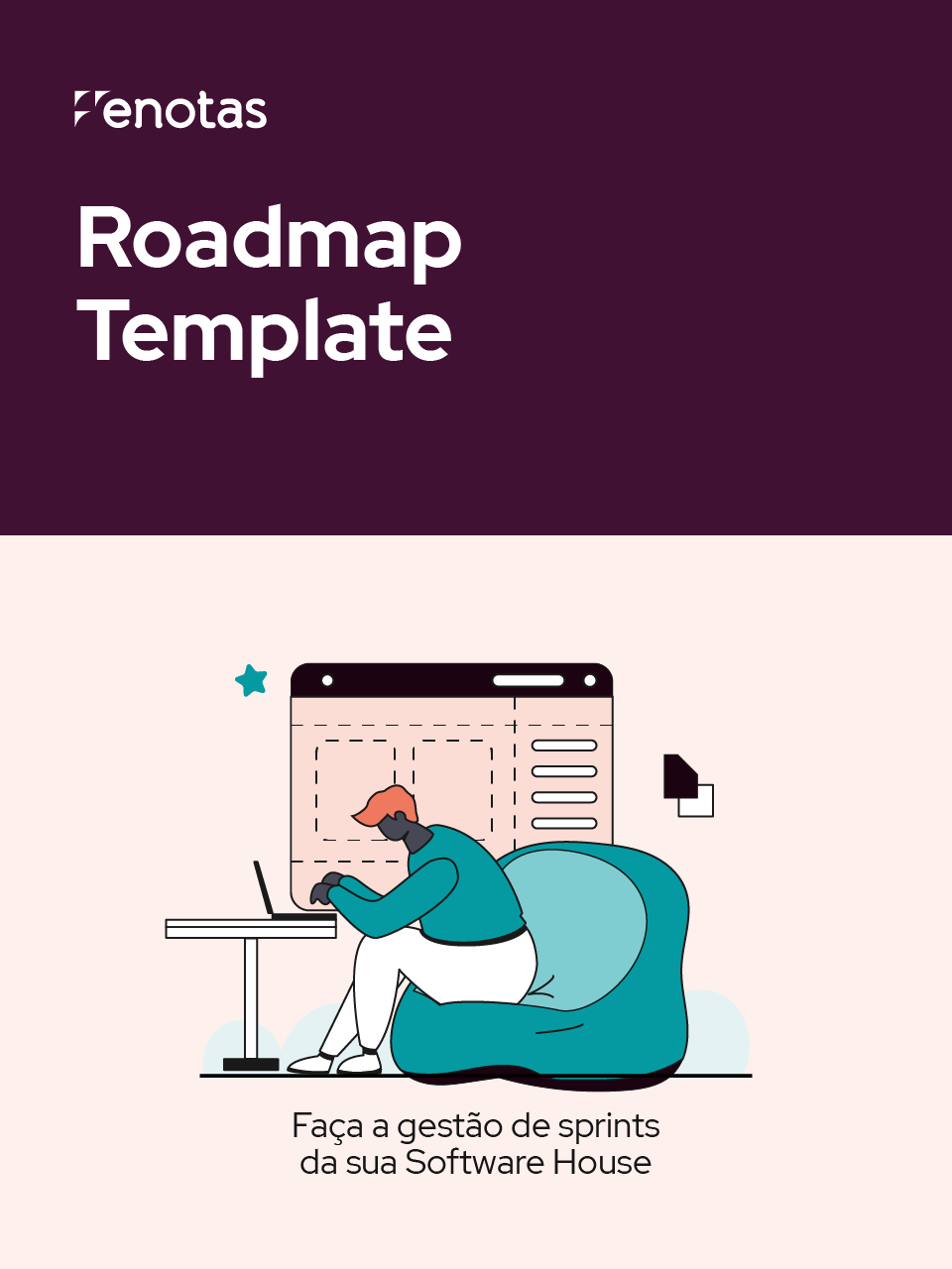Gestão de sprint Software House Roadmap template