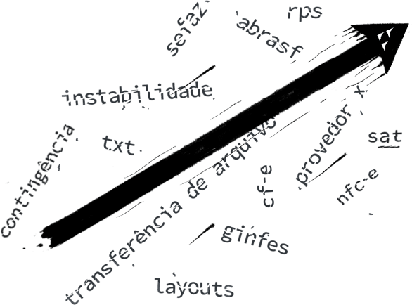 Seta simbolizando enotas