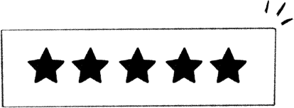 5 Estrelas, simbolizando qualificação do serviço.