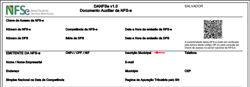 Inscrição Municipal